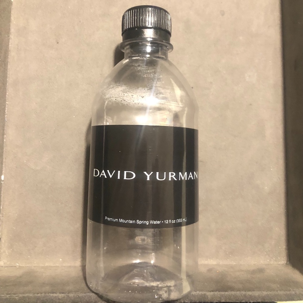 Rare David Yurman Promotional Spring Water Bottle